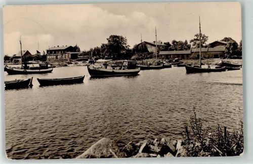Stahlbrode Hafen Fischerboote