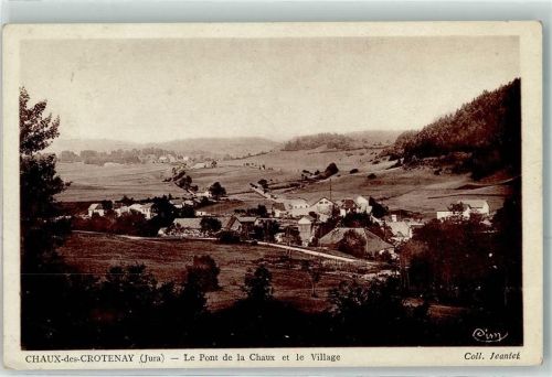 Chaux-des-Crotenay le Pont de la Chaux et le Village