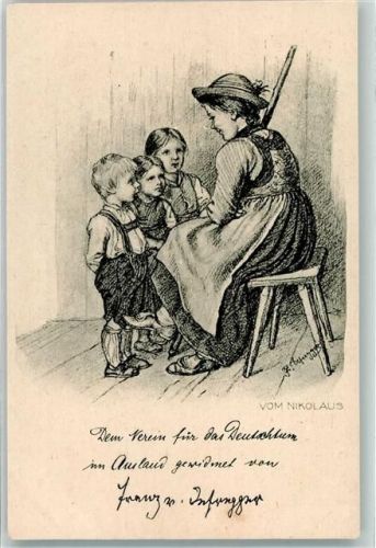 Kinder Mutter Vom Nikolaus Autograph Verein für das Deutschtum im Ausland Nr.192