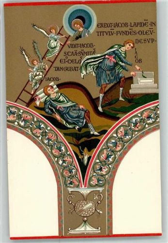 Montreal Nr.41 Der schlafende Jacob zeichnet eine Leiter zum Himmel Engel Basilica Sankt Maria