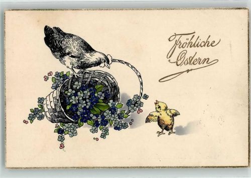 1919 Ostern Vergissmeinnicht Meissner u. Buch