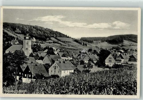 Geising 1937 mit Pfarrkirche