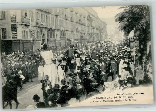 1906 L Avenue Massena pendant le defiler