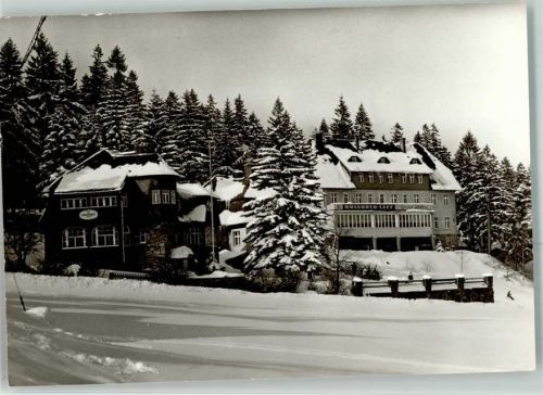 Bärenstein Winter FDGB Gasthaus Neues Leben
