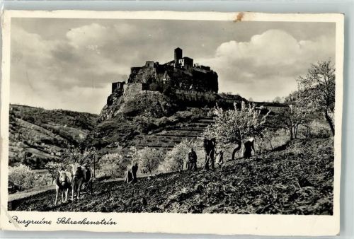 Usti nad Labem 1943 Burg Schreckenstein Feldpost WK II