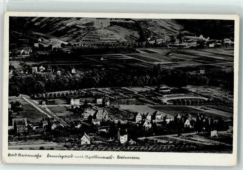 Bad Neuenahr 1937 Lennepark mit Apollinaris-Brunnen