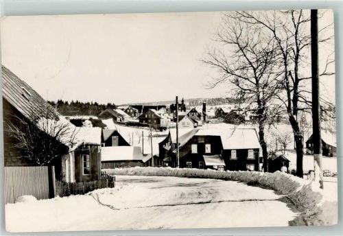 Siegmundsburg Dorfstraße Winter
