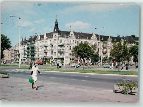 Stettin Plac Tadeusz a Rosciuszki Oldtimer Straßenbahn