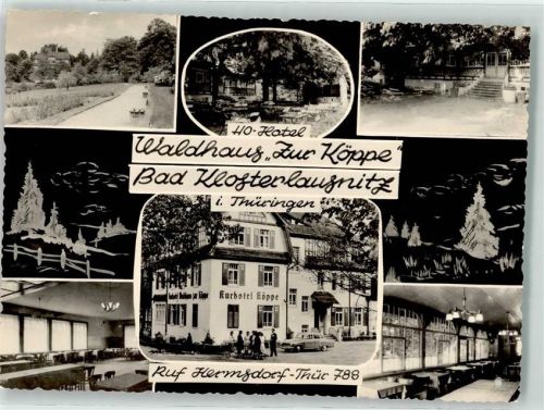Bad Klosterlausnitz 1966 HO-Hotel Waldhaus Zur Köppe