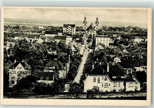 Ludwigsburg Asperger Straße mit Stadtkirche Ludwigsburg
