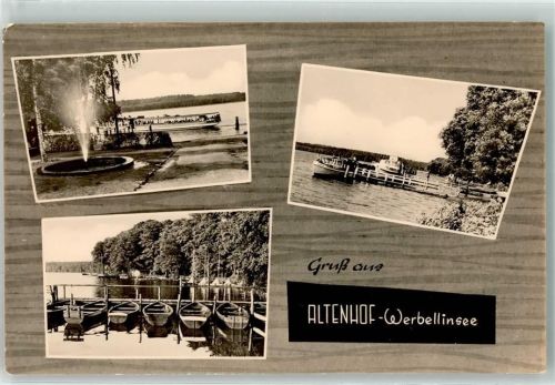 Altenhof Werblinsee Bootssteg Ruderboote