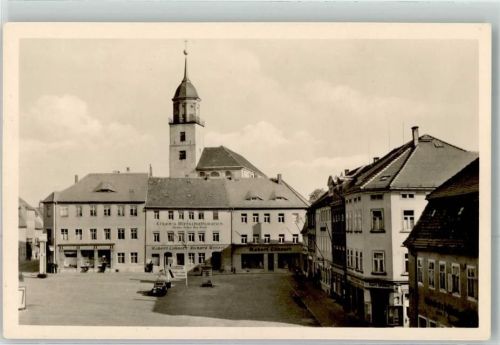 Bischofswerda Marktplatz Eisenwaren Löhnert und Wenzel LKW