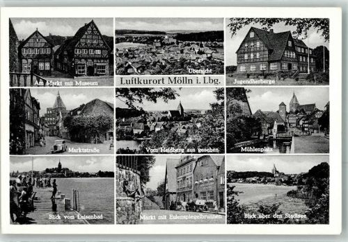 Mölln Markt Museum Mühlenplatz Eulenspiegelbrunnen Jugendherberge