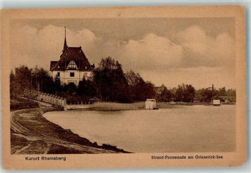 Rheinsberg Strand-Promenade Grienerick-See