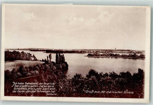 Teupitz Teupitzersee Gedicht V. Fontane