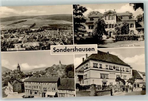 Sondershausen Planplatz Gasthaus zum Possen Rat der Stadt