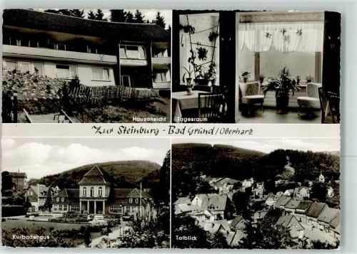 Bad Grund Kurbadehaus Pension Zur Steinburg Tagesraum