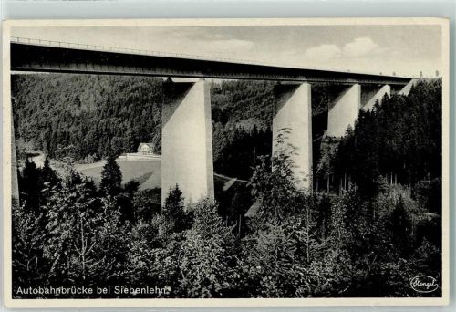 Siebenlehn WK II Stempel Autobahnbrücke
