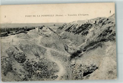 Reims Fort de la Pompelle Marne Tranchee d Avignon
