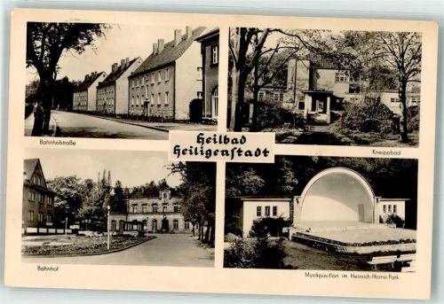 Heilbad Heiligenstadt Bahnhofstraße Bahnhof Kneippbad Musikpavillon im Heinrich-Heine-Park