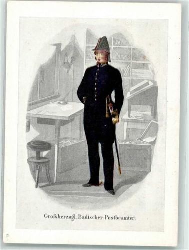 Osnabrück 1938 Großherzoglicher Badischer Postbeamter Serie 1 Altdeutsche Postillione und Briefboten Nr.13