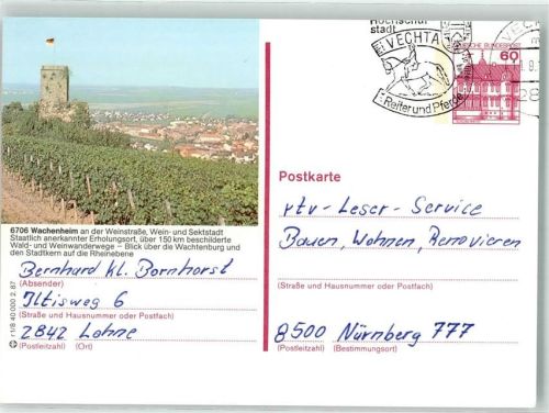 Wachenheim Burgruine Wachenburg