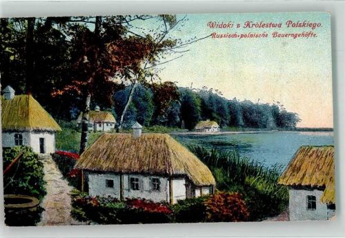Russisch-polnische Bauerngehöfte