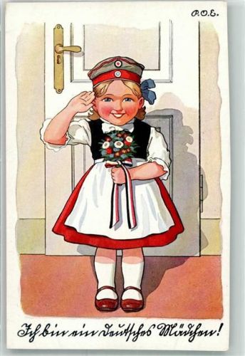 Schwarz-Weiß-Rot Tracht Kind TSN Serie 1528