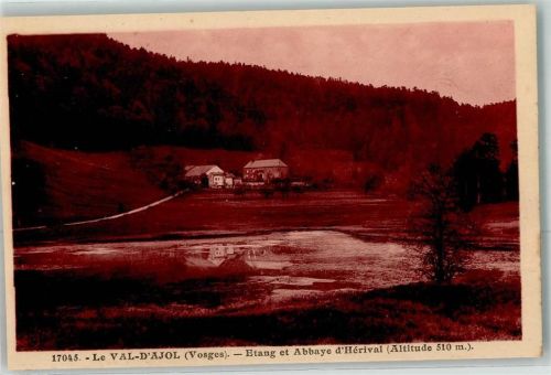 Le Val-d'Ajol Etang et Abbaye d`Herival