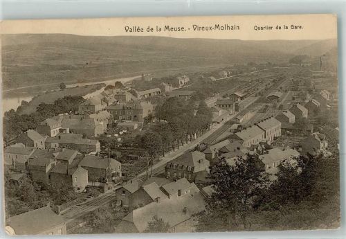 Vireux-Molhain 1918 Quartier de la Gare Vallee de la Meuse