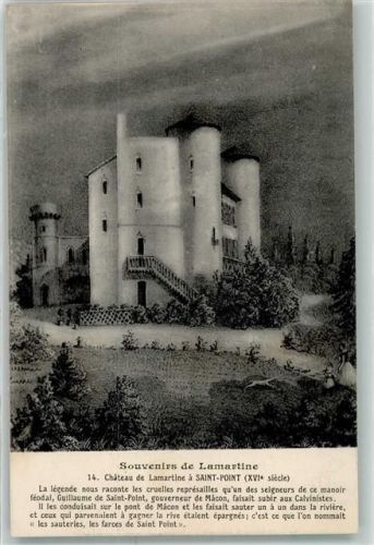 Brandon Chateau de Lamartine a Saint Point