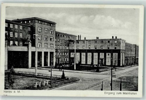 Hanau Eingang zum Mainhafen