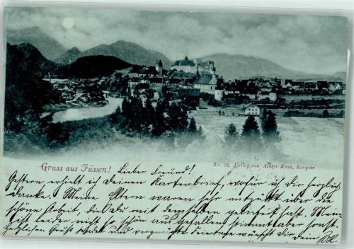 Füssen 1898 sign. Albert Klein