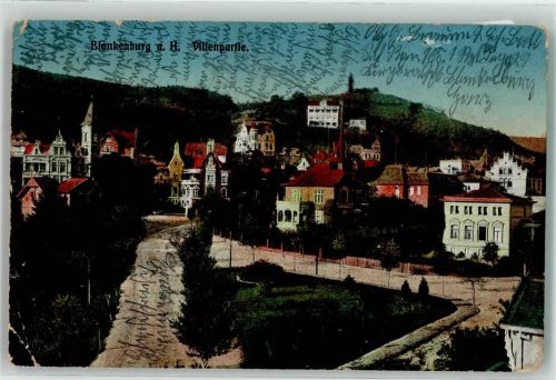 Blankenburg 1916 Villenstraße Feldpost