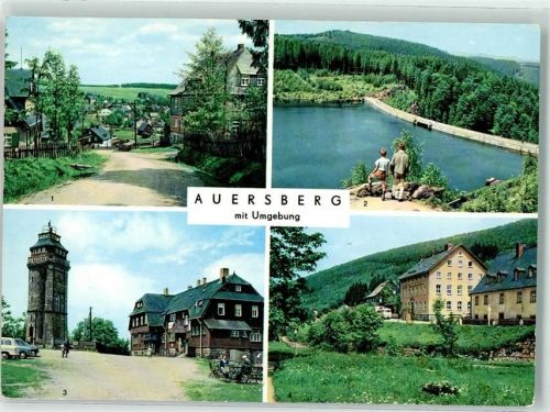 Carlsfeld HOG Berghotel Auersberg Konsum Hotel Wildentahl am Auersbach Sosa Talsperre des Friedens