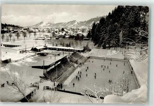 Füssen 1963 Eisstadion im Winter