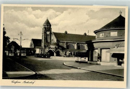 Gießen Bahnhof Cafe Schwarz Straßenbahn