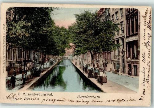 Amsterdam 1901 Achterburgwal