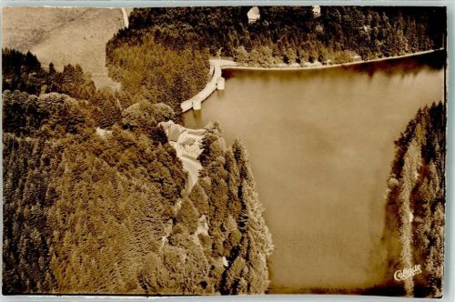 Lüdenscheid Foto Original aus Archiv eines Ansichtskartenverlag Fliegeraufnahme der Versetalsperre