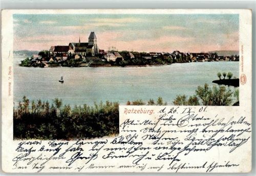 Ratzeburg 1901 kirche Boot