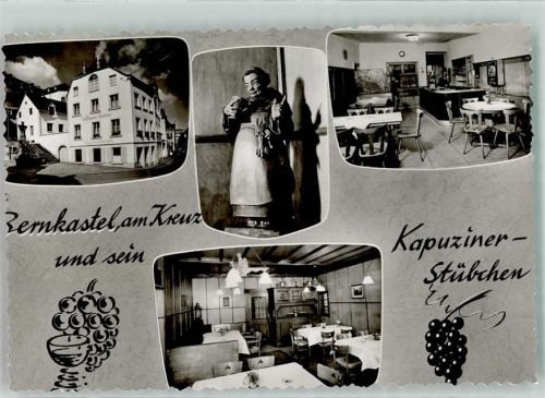 Bernkastel Gasthaus Kapuziner Stübchen Foto Metz Foto AK