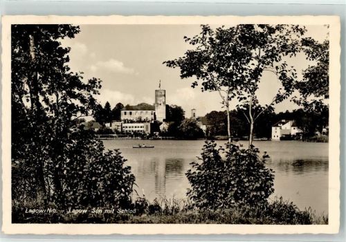 Lagow See mit Schloss