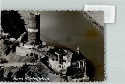 Hatzenport Burg Bischofstein Ort handschriftlich Foto Keine AK Fliegeraufnahme