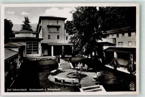 Bad Schwarzbach Kurhauspark u. Wandelhalle