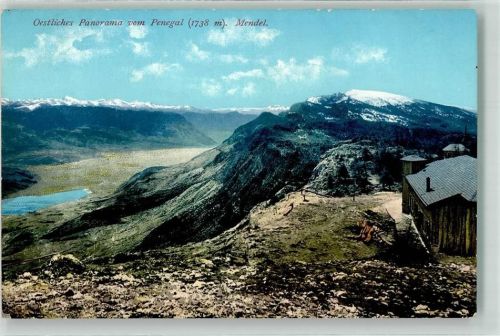 Bozen Hüttenstempel Penegal-Kulm Mendel
