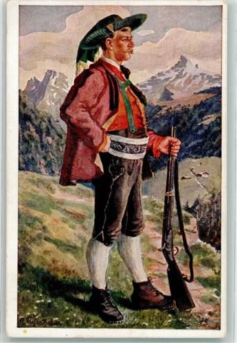 Brixen Alpen Tracht Kunstverlag Lippott Serie IINr. 16