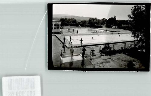 Tiengen Schwimmbad Foto Original aus Archiv eines Ansichtskartenverlags
