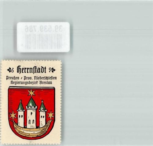 Herrnstadt Wappen Preußen Prov. Niederschlesien