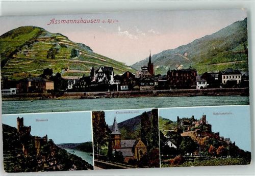 Assmannshausen Sooneck Clemeuskapelle Reichenstein