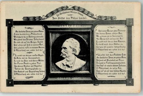 Bad Dürkheim Winzer Verein Gedicht Eduard Jost